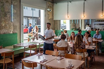 L'interno di uno dei locali presenti al Certosa District di Milano