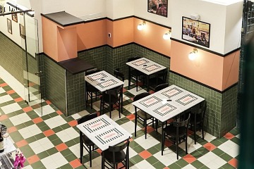 La sala di Antica Pizzeria Da Michele a Perugia