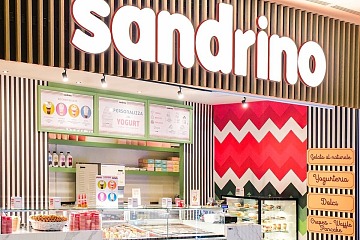 Uno dei punti vendita Sandrino