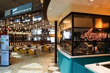 Il nuovo concept Amore Do Eat Better all'Aeroporto di Roma Fiumicino