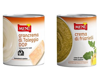 Le due nuove creme di Menù Srl per il foodservice.