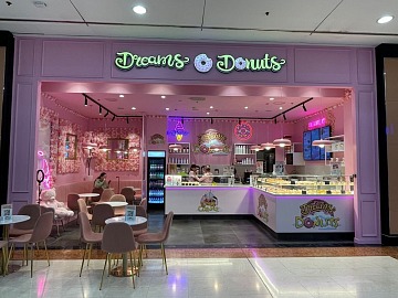 Un punto vendita Dreams Donuts in Italia