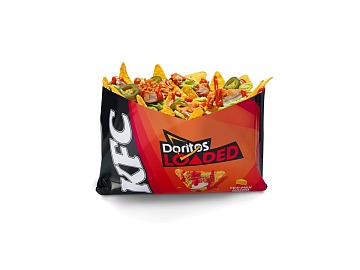 Le Doritos Loaded versione Spicy disponibili nei ristoranti KFC in Italia