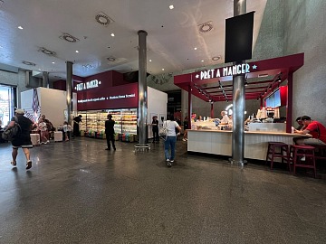 Il nuovo punto vendita Pret A Manger a Roma Termini