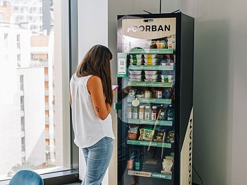 Uno smart fridge Foorban: sono 600 quelli installati attualmente