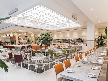 La sala da 200 posti del nuovo ristorante Ginger a New York