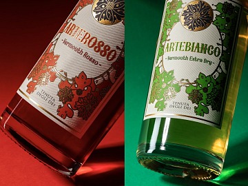 Le due etichette di vermouth targate Ginarte