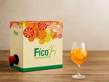 La bag-in-box di spritz siciliano ideata da Fico Essere Buoni