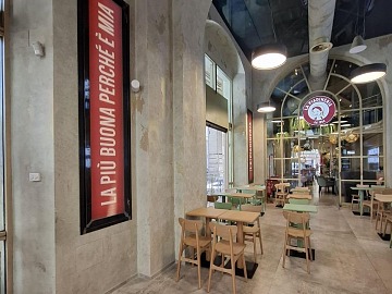 Il nuovo locale La Piadineria di Firenze, in via dei Brunelleschi