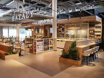 Il punto vendita Eataly aperto con Avolta all'interno di Amsterdam Schiphol