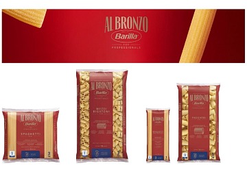Barilla Al Bronzo è disponibile per il foodservice nei formati da 1 e 3 kg