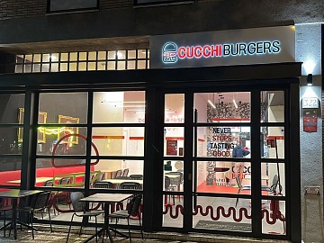 Un locale dell'insegna Cucchi Burgers a Roma