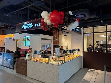 Il punto vendita viennese di Alice Pizza, il primo in Austria