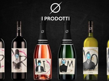 Alcune delle etichette disponibili nel catalogo Primøzero