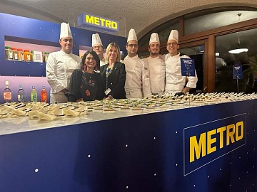 Il team Metro Italia all'evento clou della Guida Michelin Italia 2023
