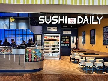 Il primo store nel canale travel retail di Sushi Daily a Bergamo