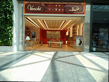 Il punto vendita Venchi all'interno del 360Mall in Kuwait