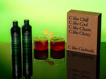 Una delle sei versioni di Classy Cocktail firmata da Patrick Pistolesi e in formato ready-to-drink