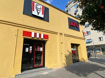  Il nuovo locale KFC di Roma, in via Tiburtina 541