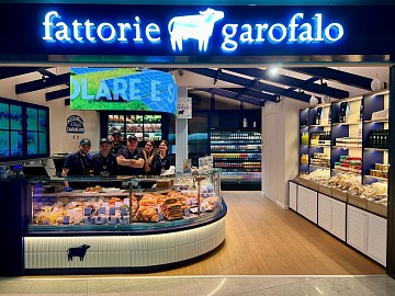 Il punto vendita travel retail di Fattorie Garofalo all'Aeroporto di Napoli