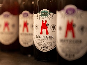 L'iconica etichetta di Birra Metzger