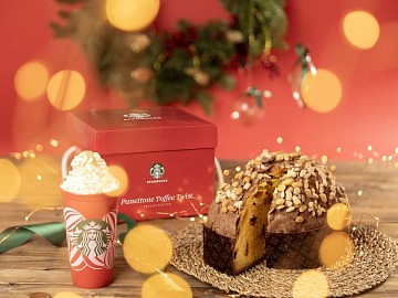 Il Panettone Toffee Twist di Starbucks creato da Italo Vezzoli