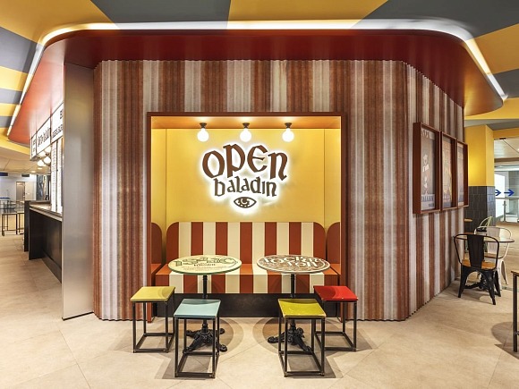Il look&feel del locale Open Baladin all'Aeroporto di Torino che anticipa le linee degli opening di Milano e Roma