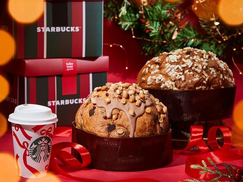 I panettoni Starbucks sono realizzati dalla pasticceria artigianale Italo Vezzoli