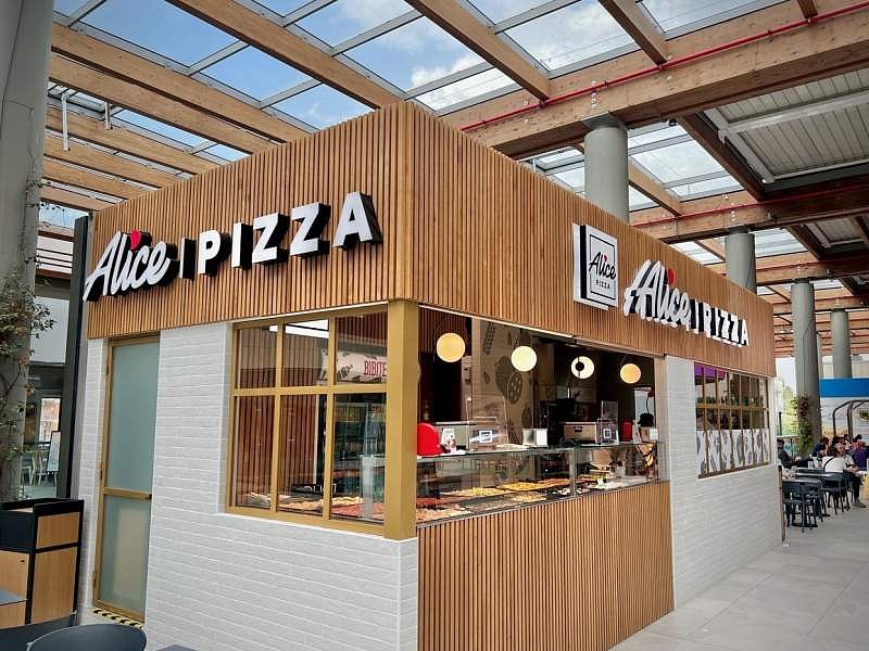 Uno dei nuovi store Alice Pizza aperti nel corso del 2024