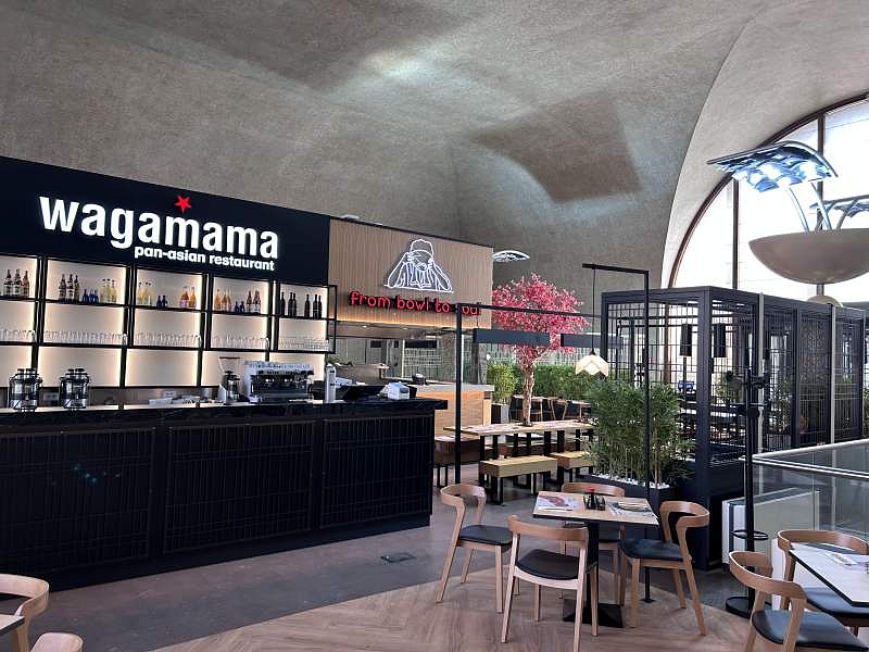 Il nuovo ristorante Wagamama a Roma Termini, il primo nella Capitale