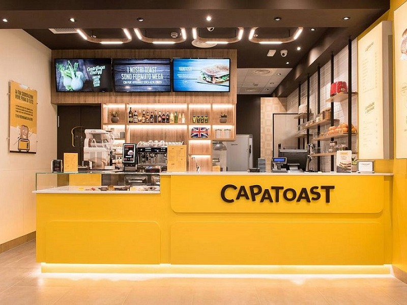 Capatoast continua la crescita in franchising al Centro commerciale Globo