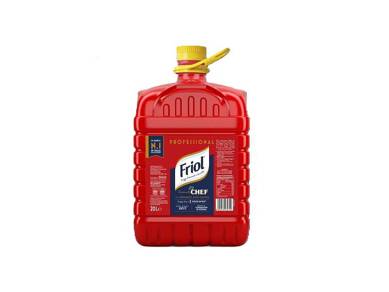 L'etichetta Formula Chef di Friol da 20 litri