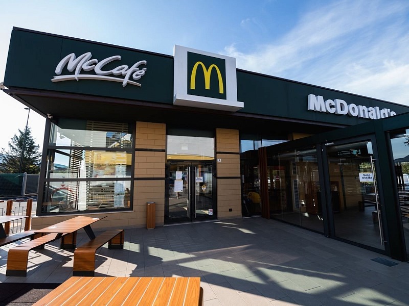 Un tradizionale punto vendita McDonald's