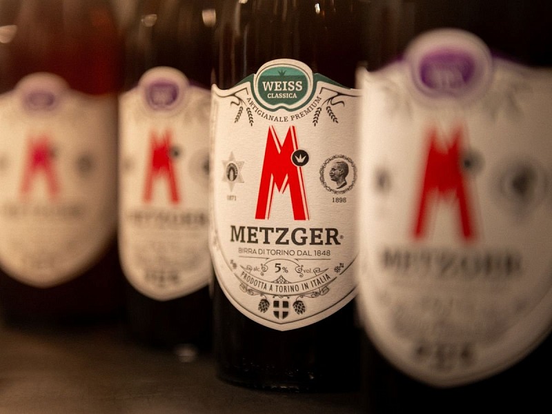 L'iconica etichetta di Birra Metzger