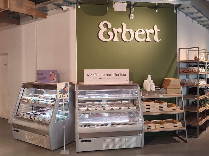 Il nuovo logo di Erbert, che conferma il business model legato ai piatti pronti