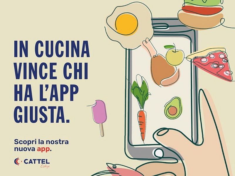 Cattel Spa lancia l'app Eshop, un eCommerce evoluto per i clienti Horeca La nuova app Eshop di Cattel Spa per i clienti Horeca