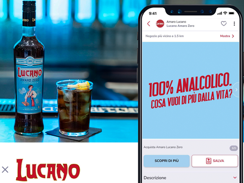 ShopFully sostiene "Lucano Amaro Zero": obiettivo sell-out e retention Alleanza fisico-digitale fra Amaro Lucano 1894 e ShopFully per il lancio della versione analcolica